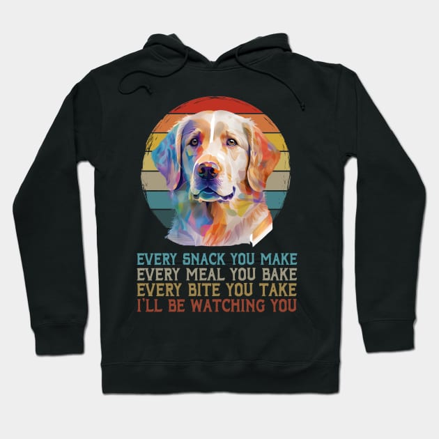 Urban Goldens Every Meal You Bake Tee for Fans of Retrieving Royalty Hoodie by Kevin Jones Art